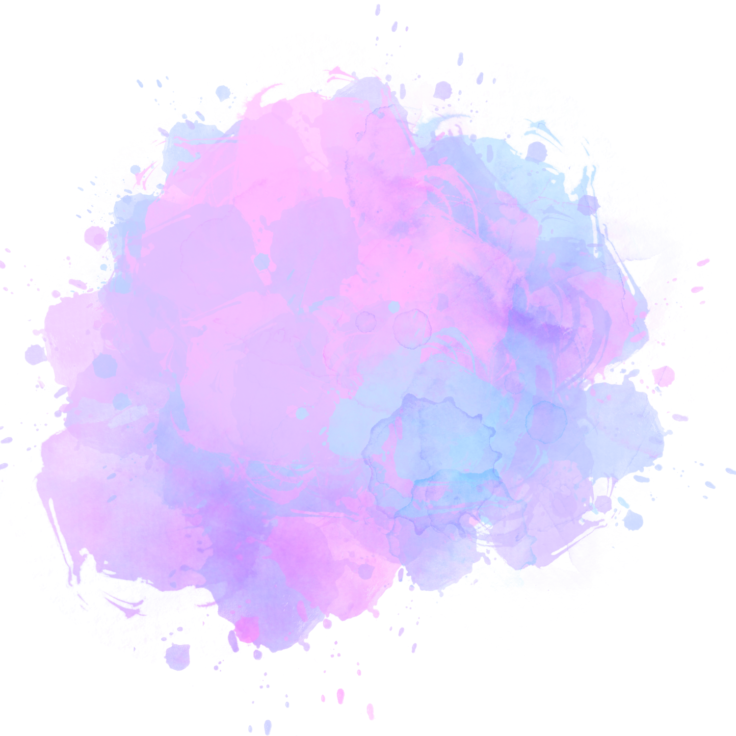 Watercolor Paint Splash Pink